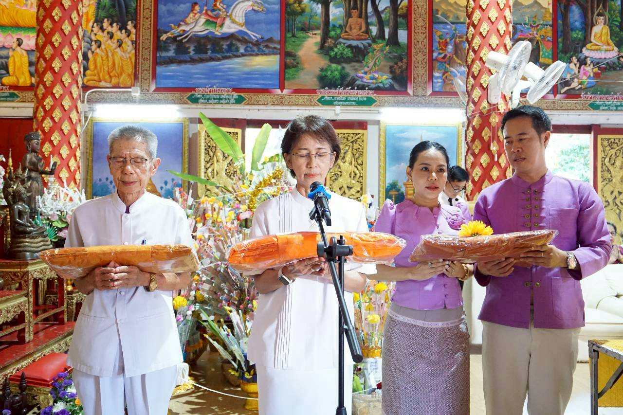 ภาพกล่าวคำถวายกฐินวัดวิจิตรวารี