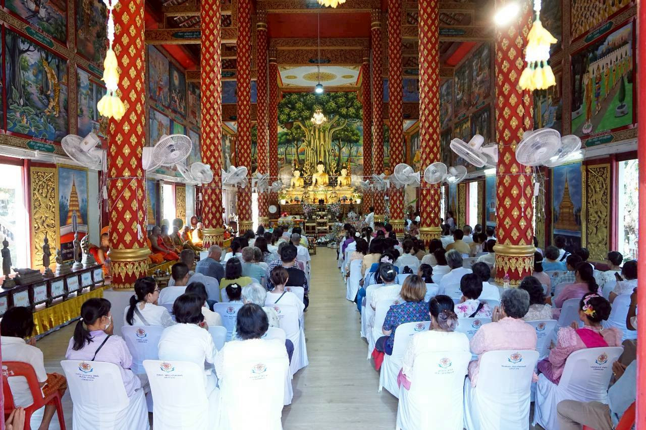 ภาพร่วมพิธีกรรมวัดวิจิตรวารี