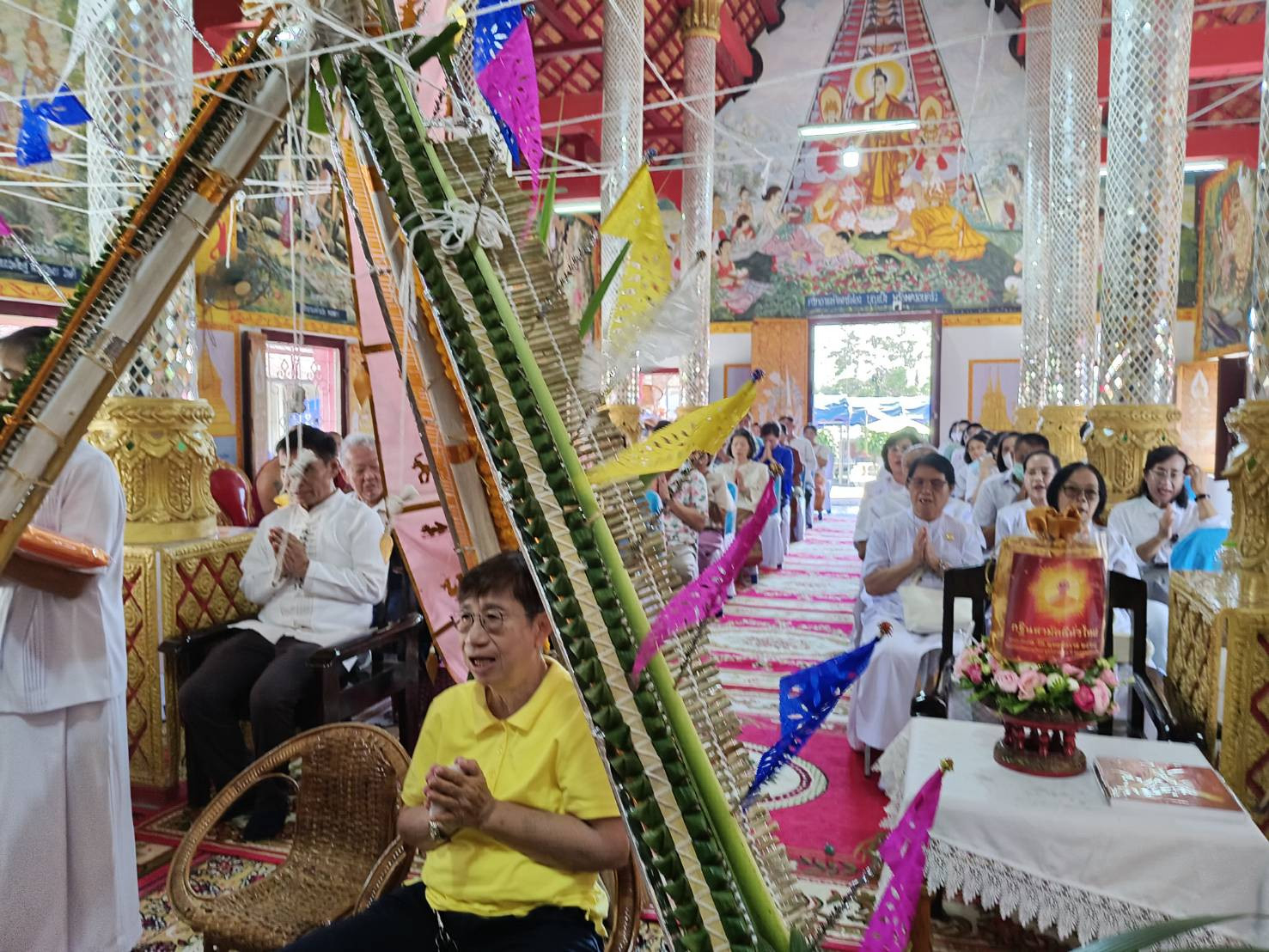 ภาพร่วมพิธีกรรมวัดสันป่าค่าง
