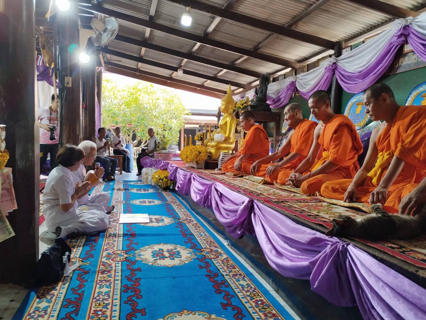 ภาพร่วมพิธีกรรมวัดวิมลมรรคาราม