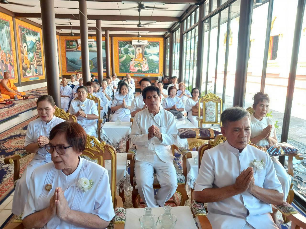 ภาพร่วมพิธีกรรมวัดอัมพาราม