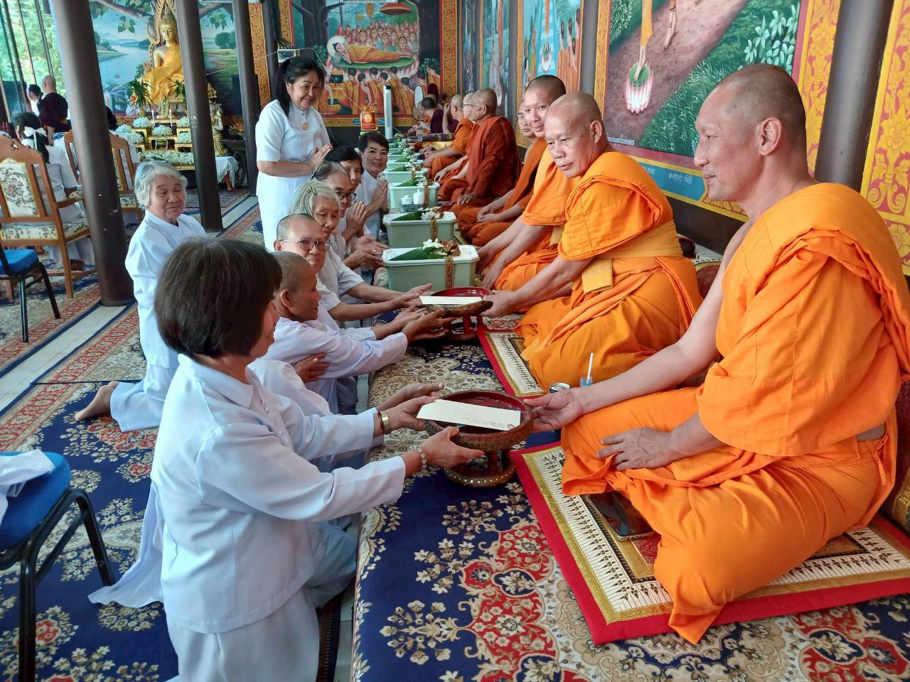 ภาพร่วมพิธีกรรมวัดอัมพาราม