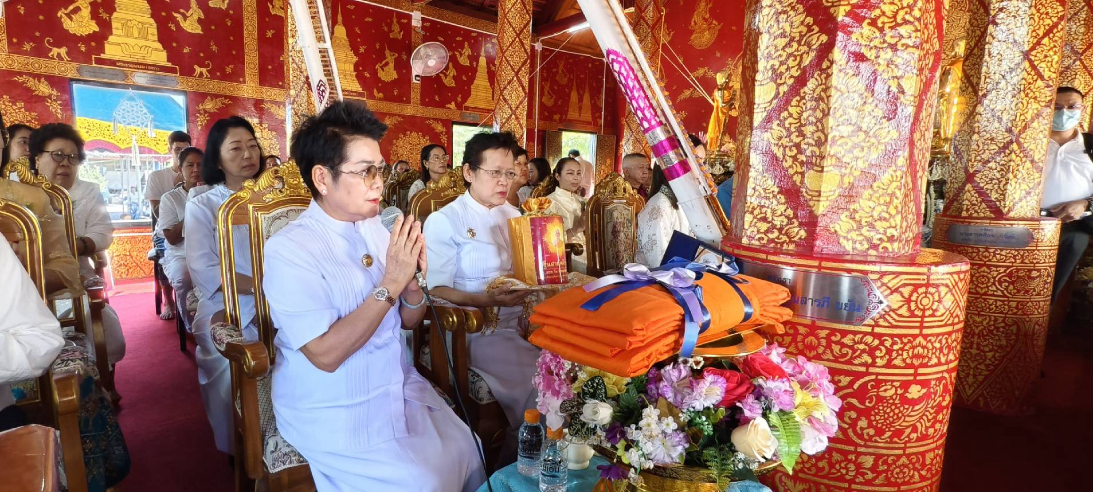 ภาพกล่าวคำถวายกฐินวัดบ้านแพะ