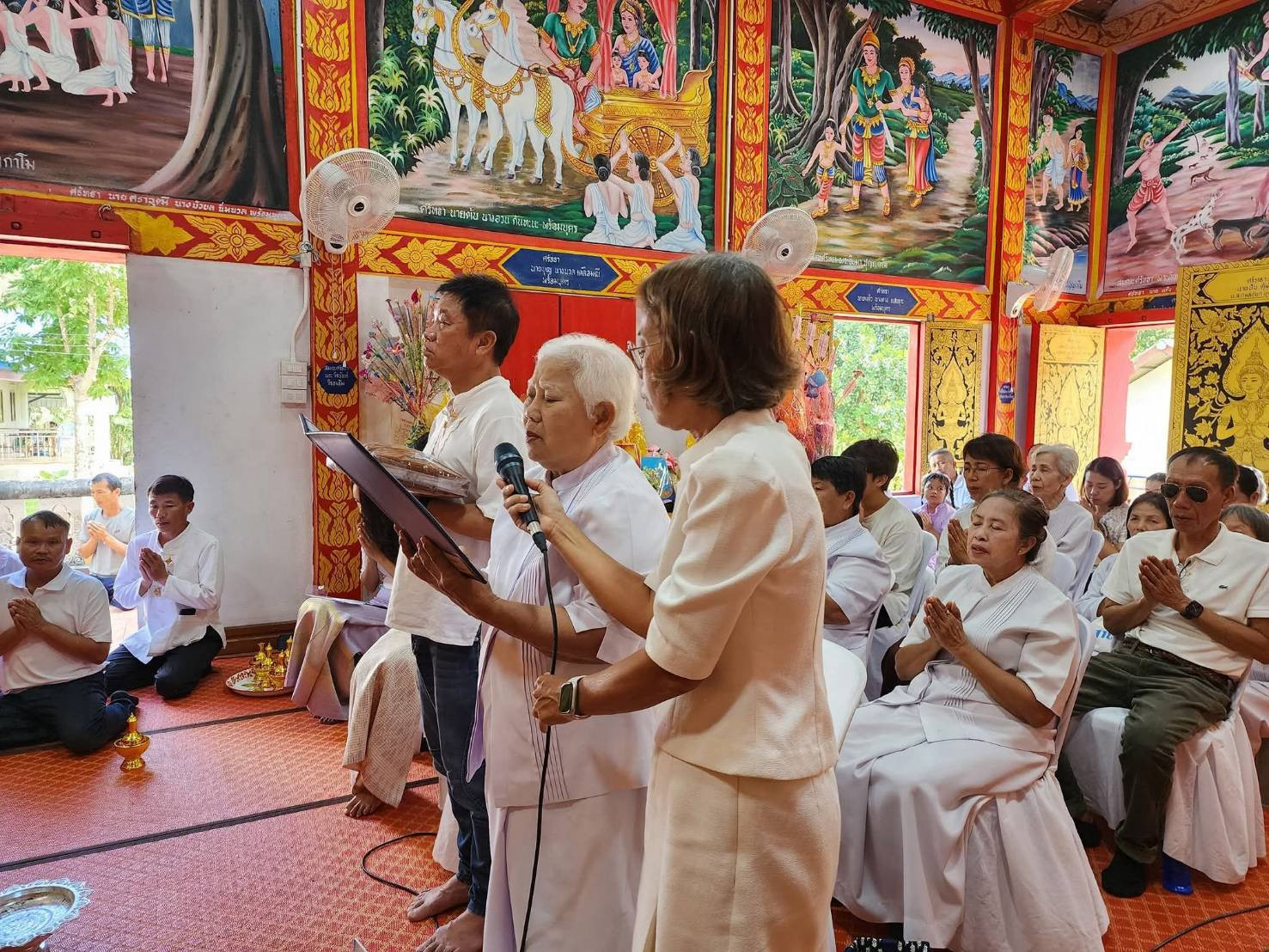 ภาพกล่าวคำถวายกฐินวัดกองขากหลวง