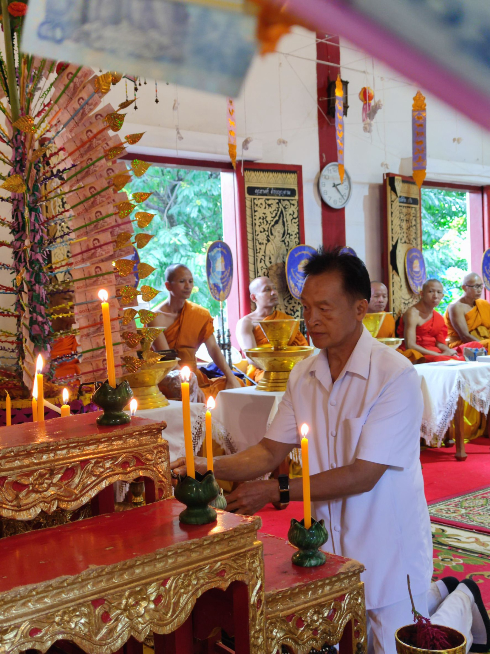 ภาพร่วมพิธีกรรมวัดแม่ตุงติง