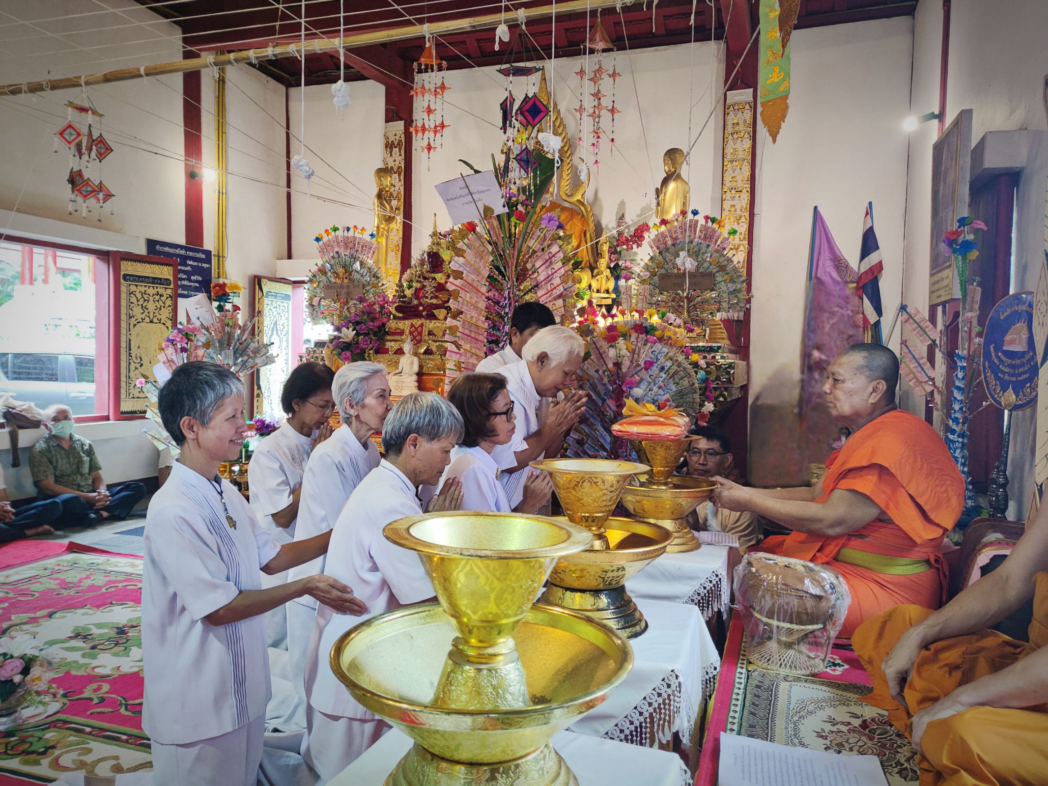 ภาพร่วมพิธีกรรมวัดแม่ตุงติง