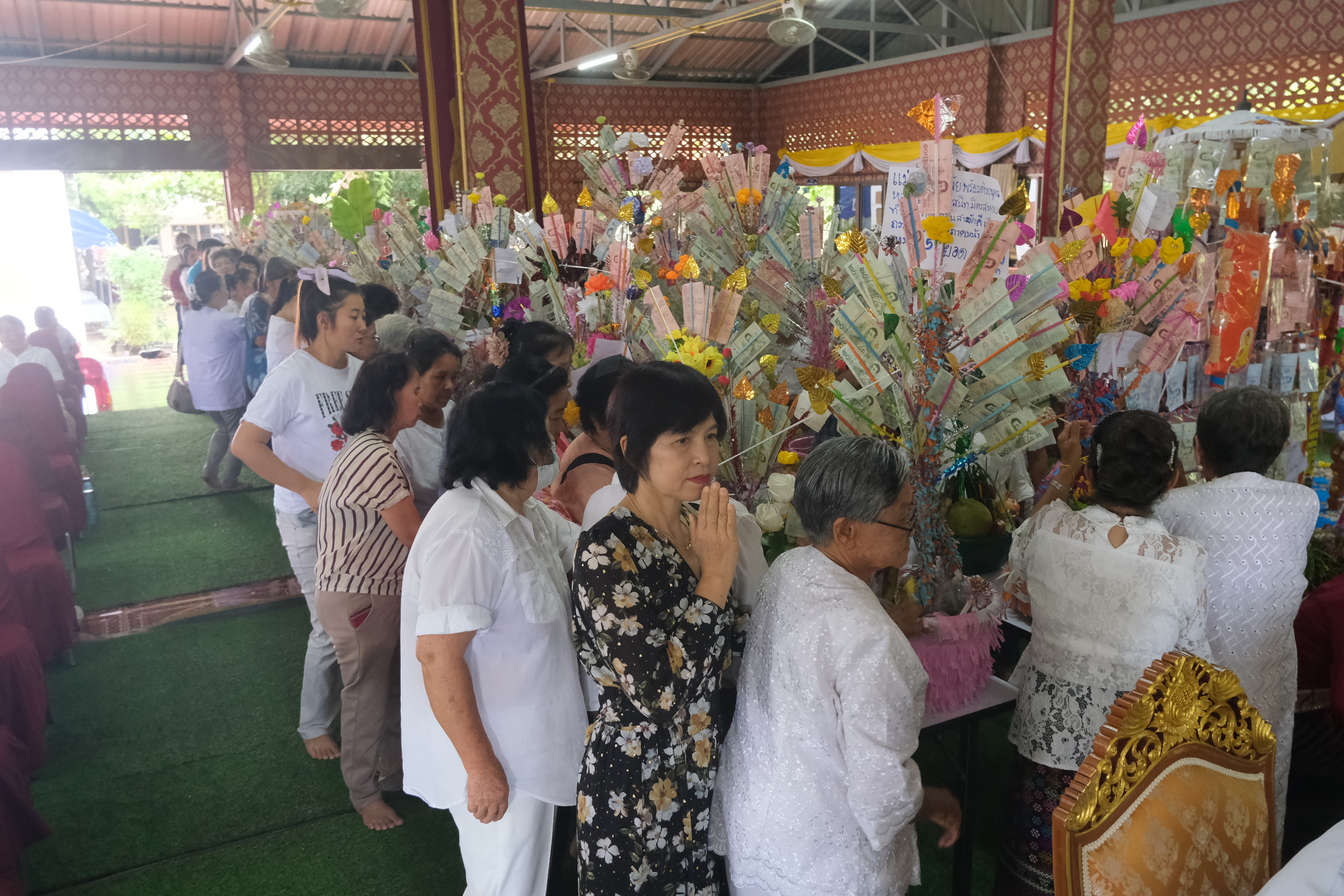 ภาพร่วมพิธีกรรมวัดห้วยไร่