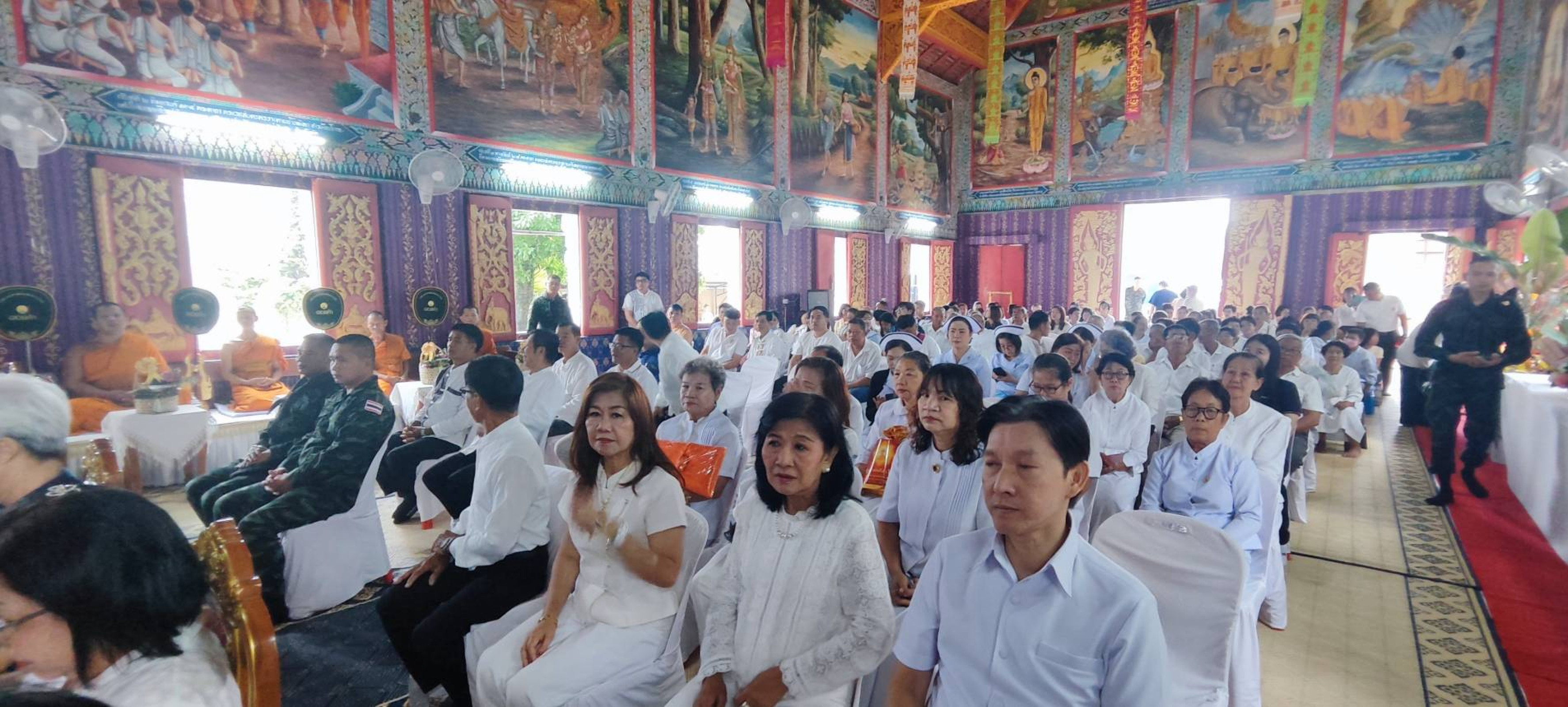 ภาพร่วมพิธีกรรมวัดทุ่งจำลอง