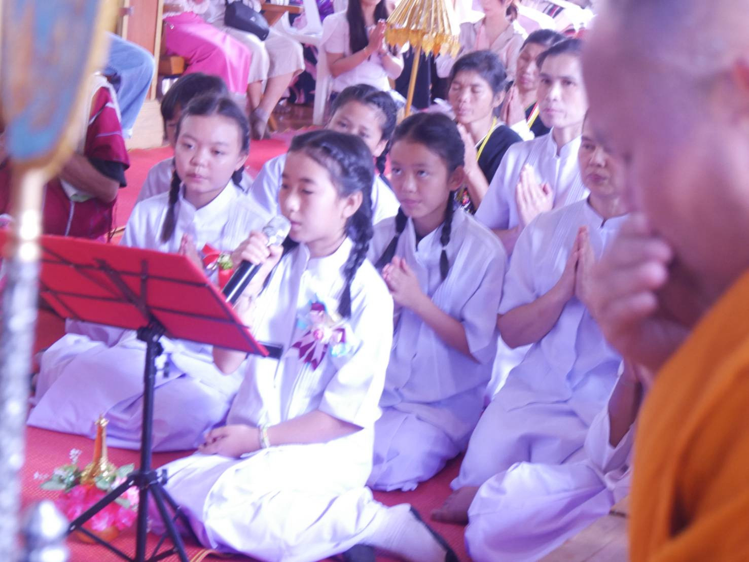 ภาพกล่าวคำถวายกฐินวัดห้วยบง