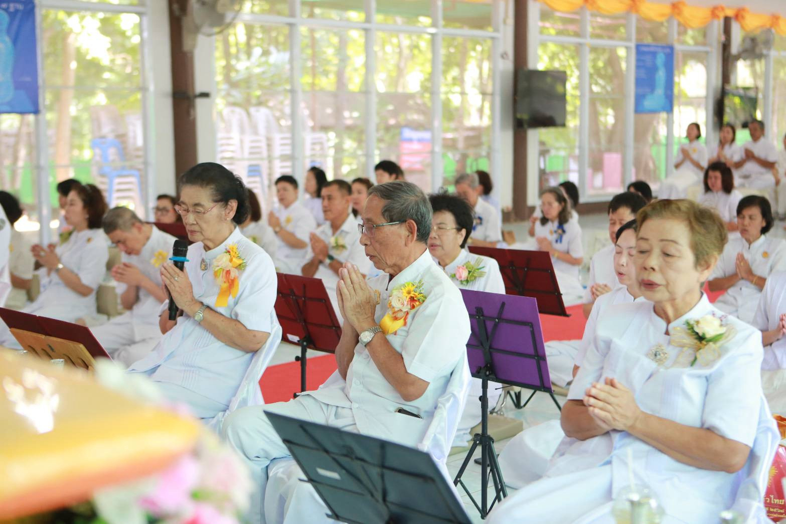 ภาพกล่าวคำถวายกฐินวัดห้วยตองสัก