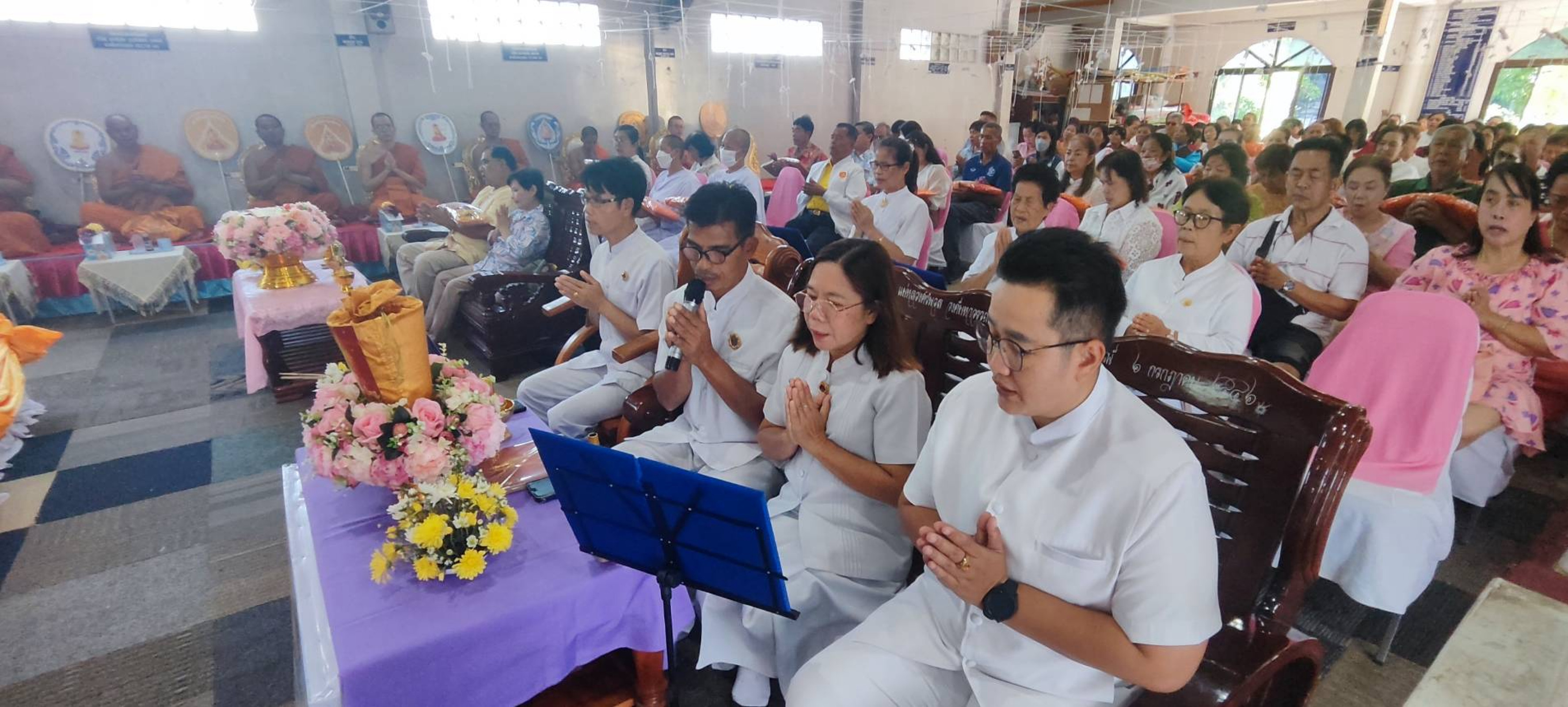 ภาพกล่าวคำถวายกฐินวัดวิเวกการาม