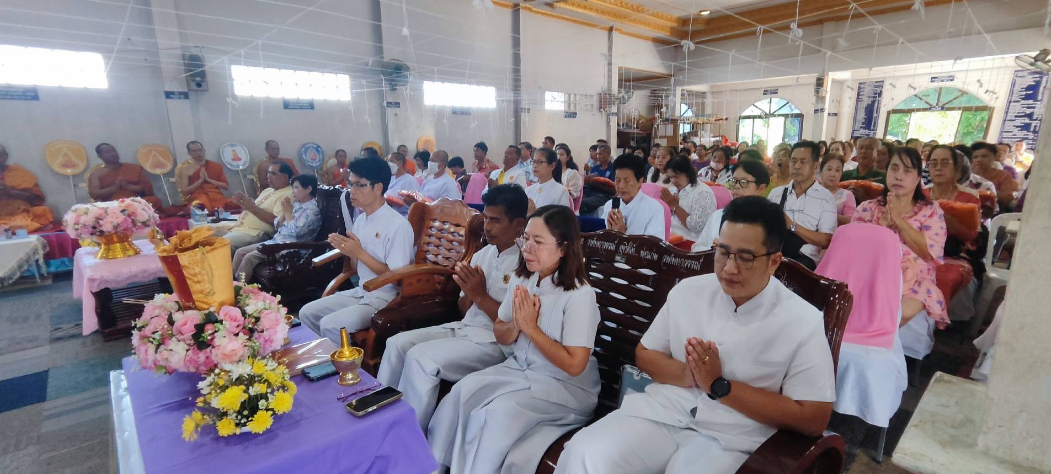 ภาพร่วมพิธีกรรมวัดวิเวกการาม