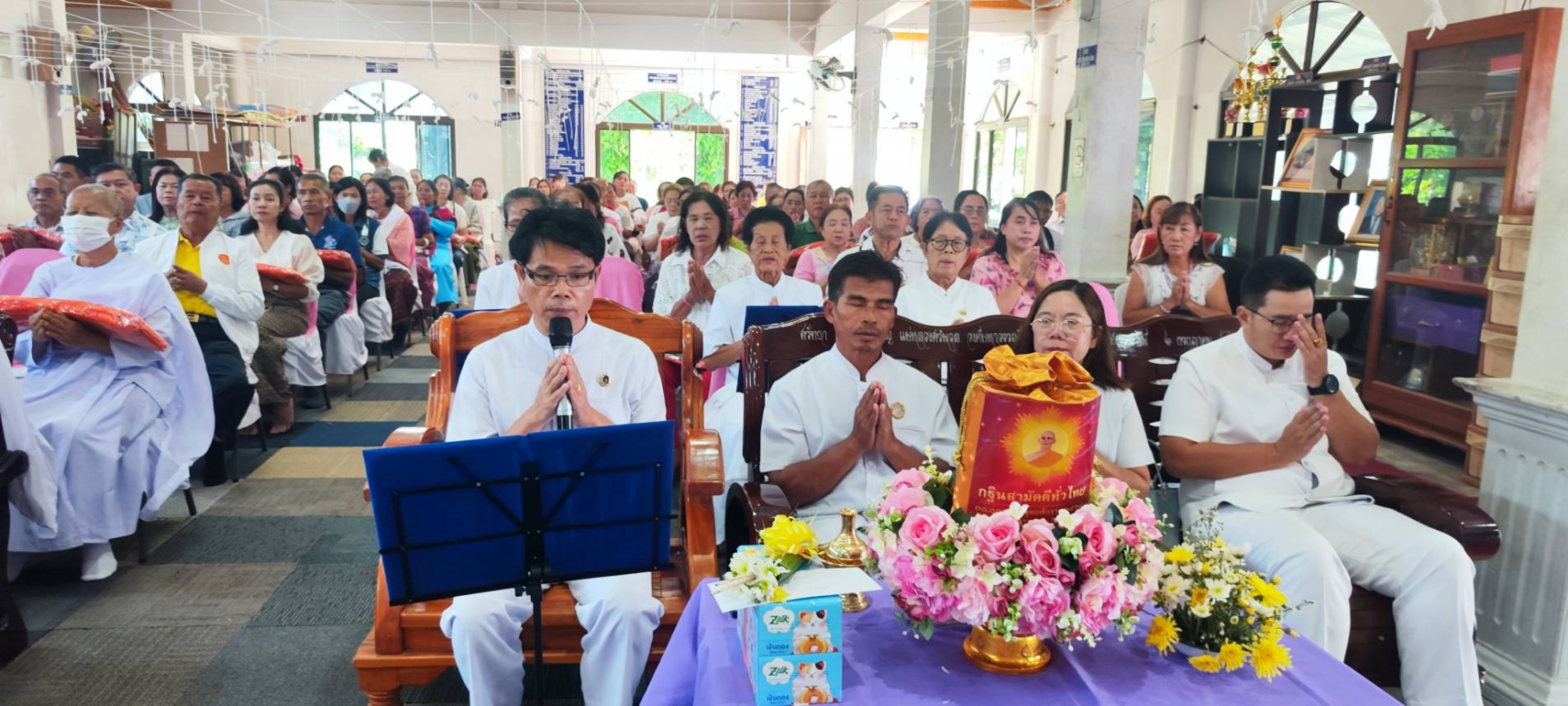 ภาพร่วมพิธีกรรมวัดวิเวกการาม