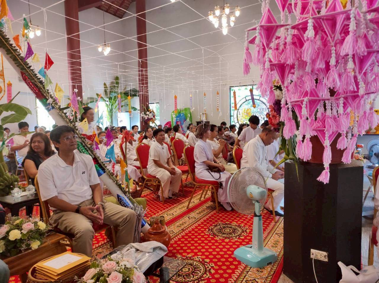 ภาพร่วมพิธีกรรมวัดปทุมสราราม