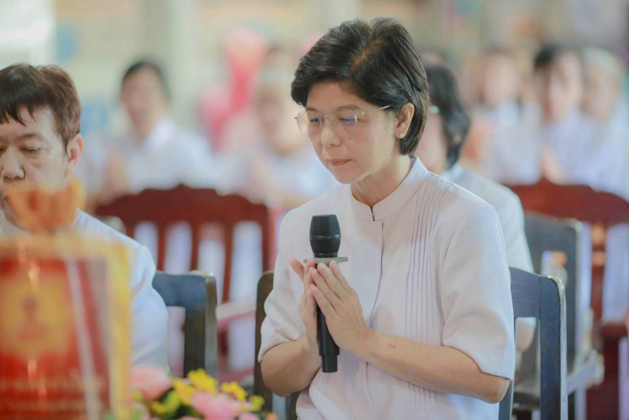 ภาพกล่าวคำถวายกฐินวัดหนองแหย่ง