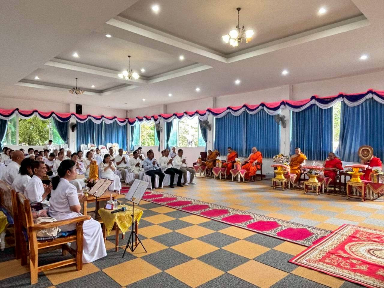 ภาพร่วมพิธีกรรมวัดเมืองแม่เลน