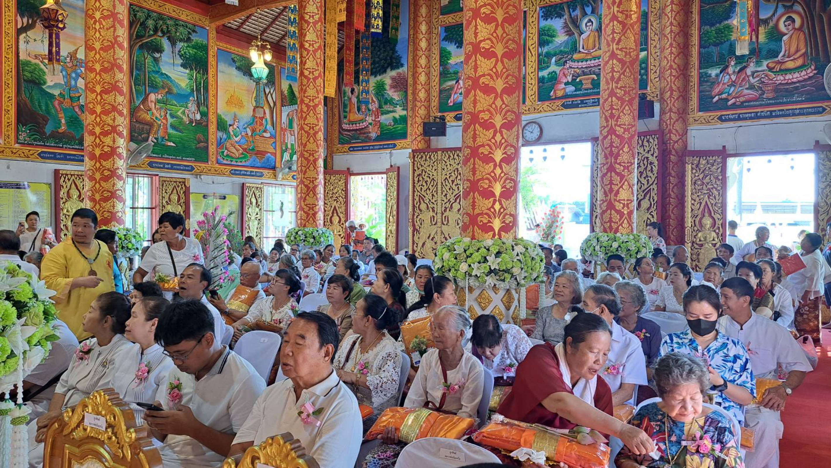 ภาพร่วมพิธีกรรมวัดนิวาสสถาน