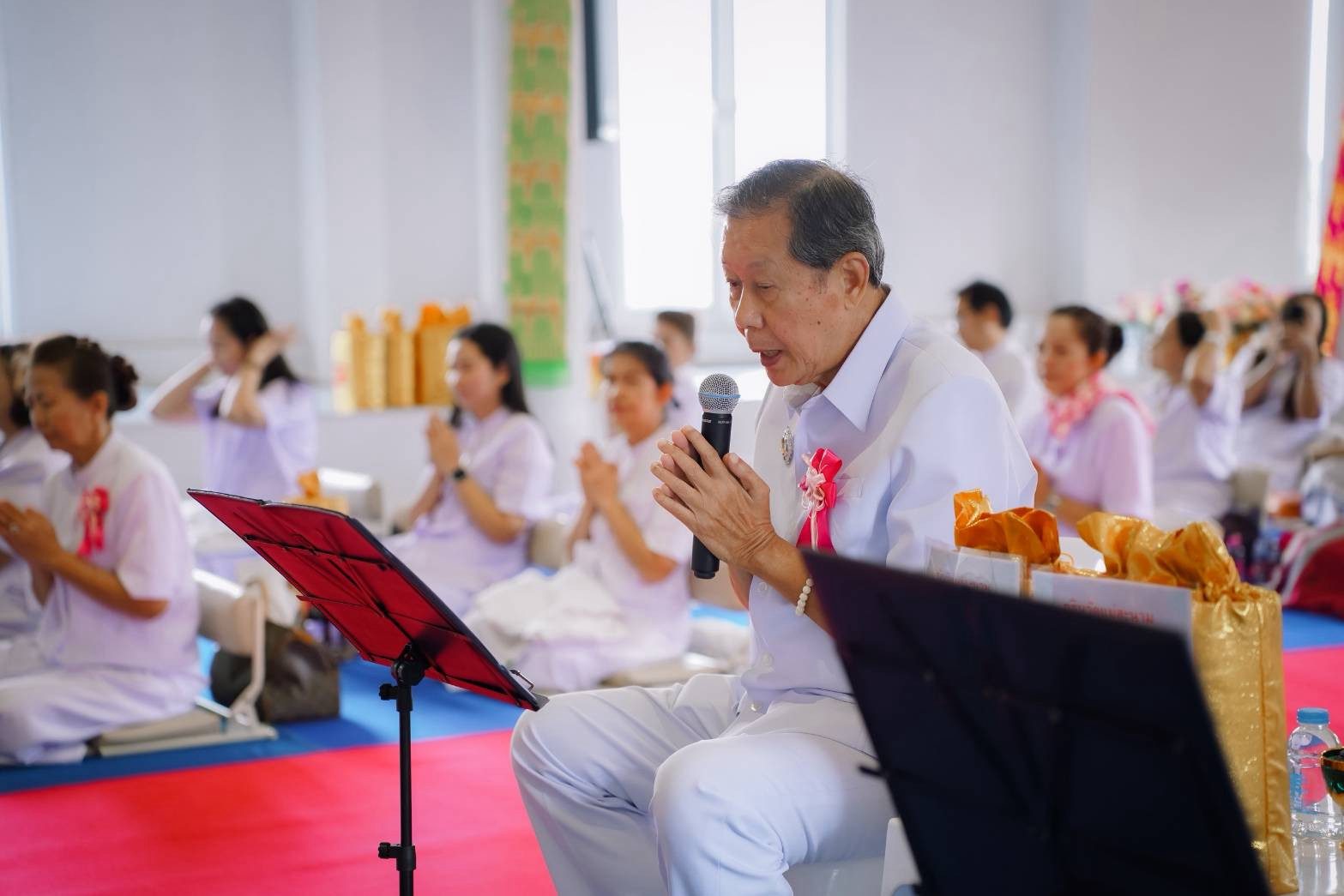 ภาพกล่าวคำถวายกฐินวัดแม่สะนาม