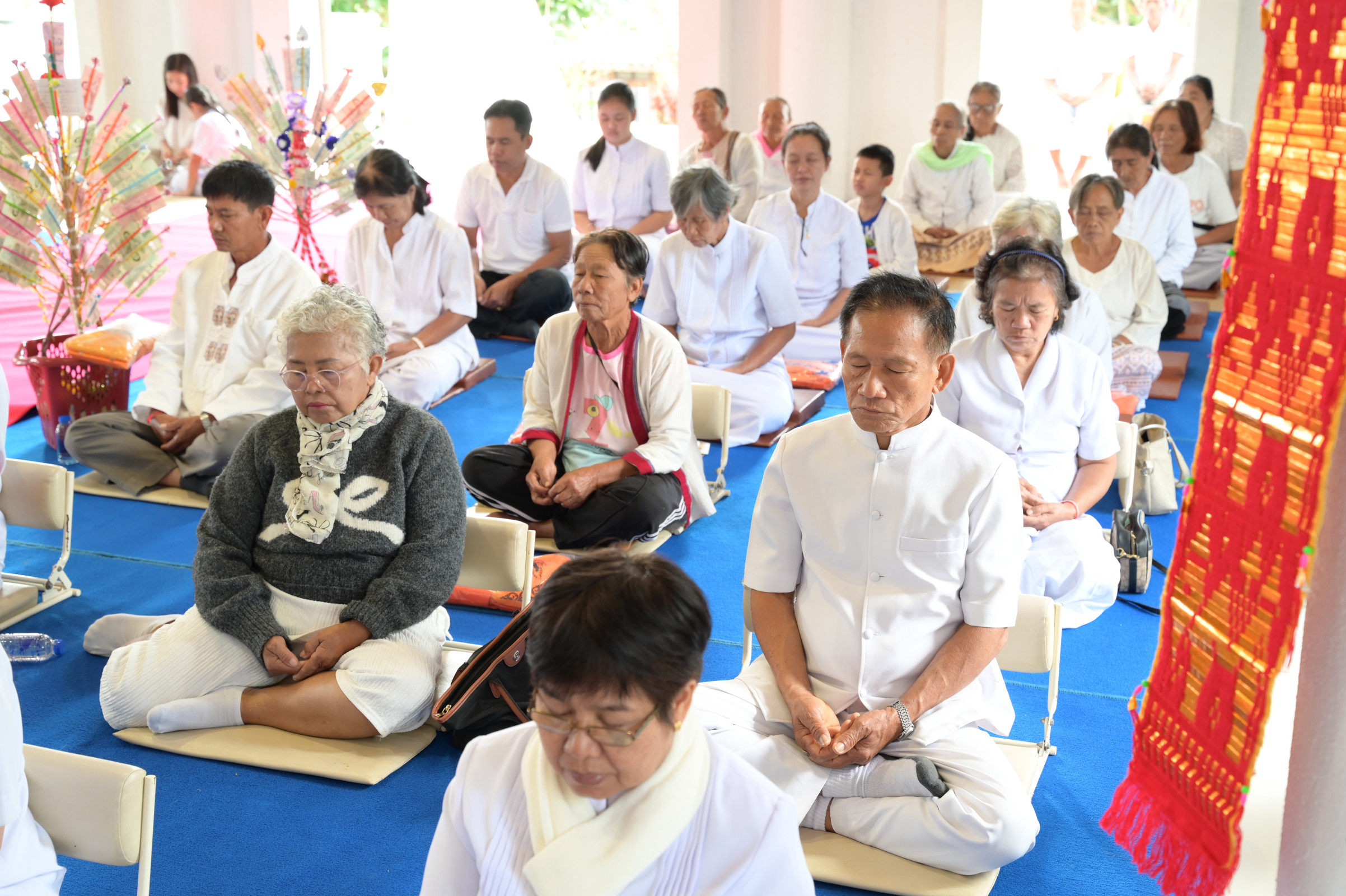 ภาพร่วมพิธีกรรมวัดแม่สะนาม