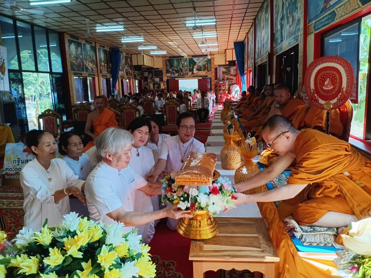 ภาพร่วมพิธีกรรมวัดปากทางเจริญ