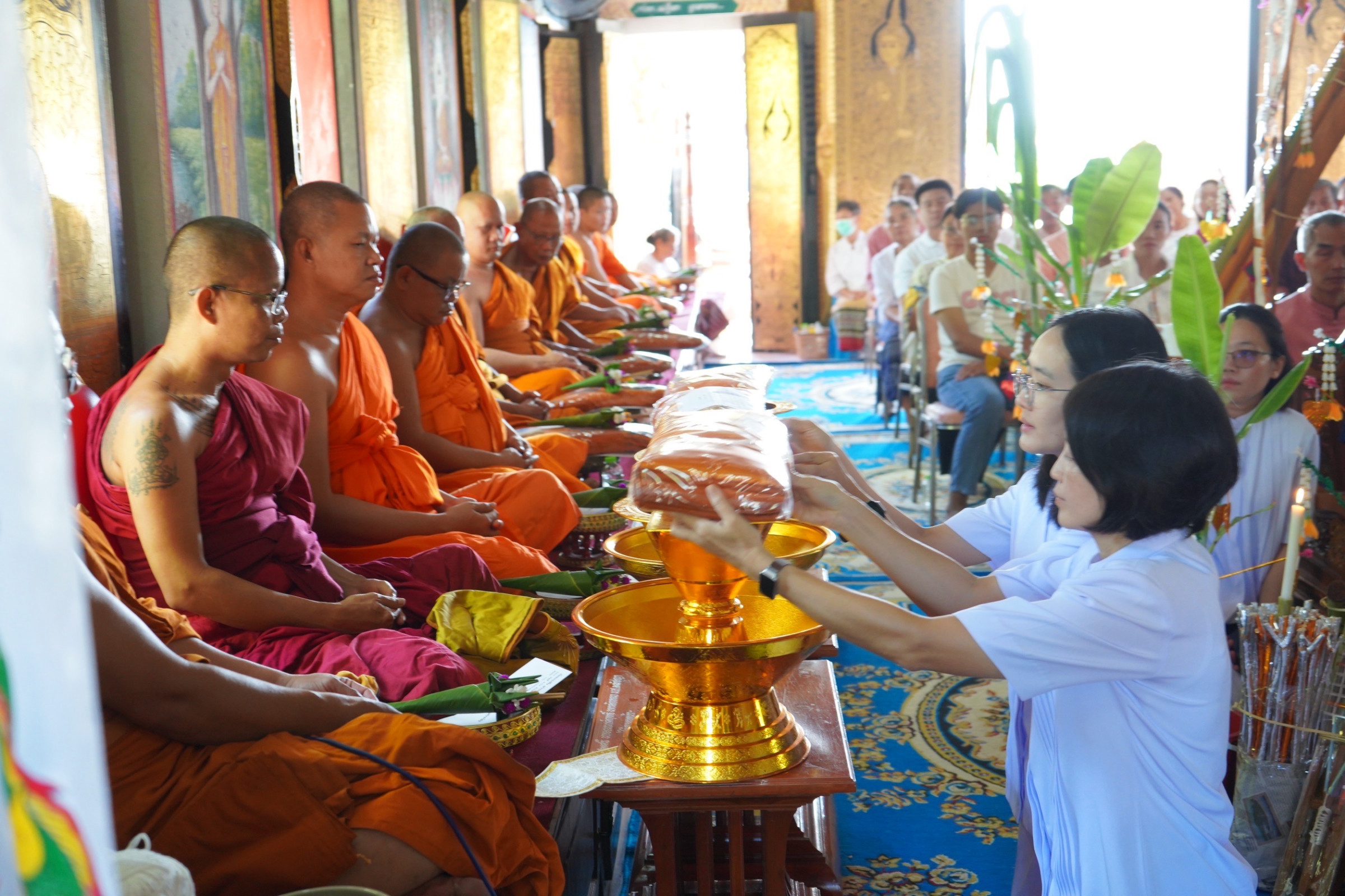 ภาพร่วมพิธีกรรมวัดดอนชื่น