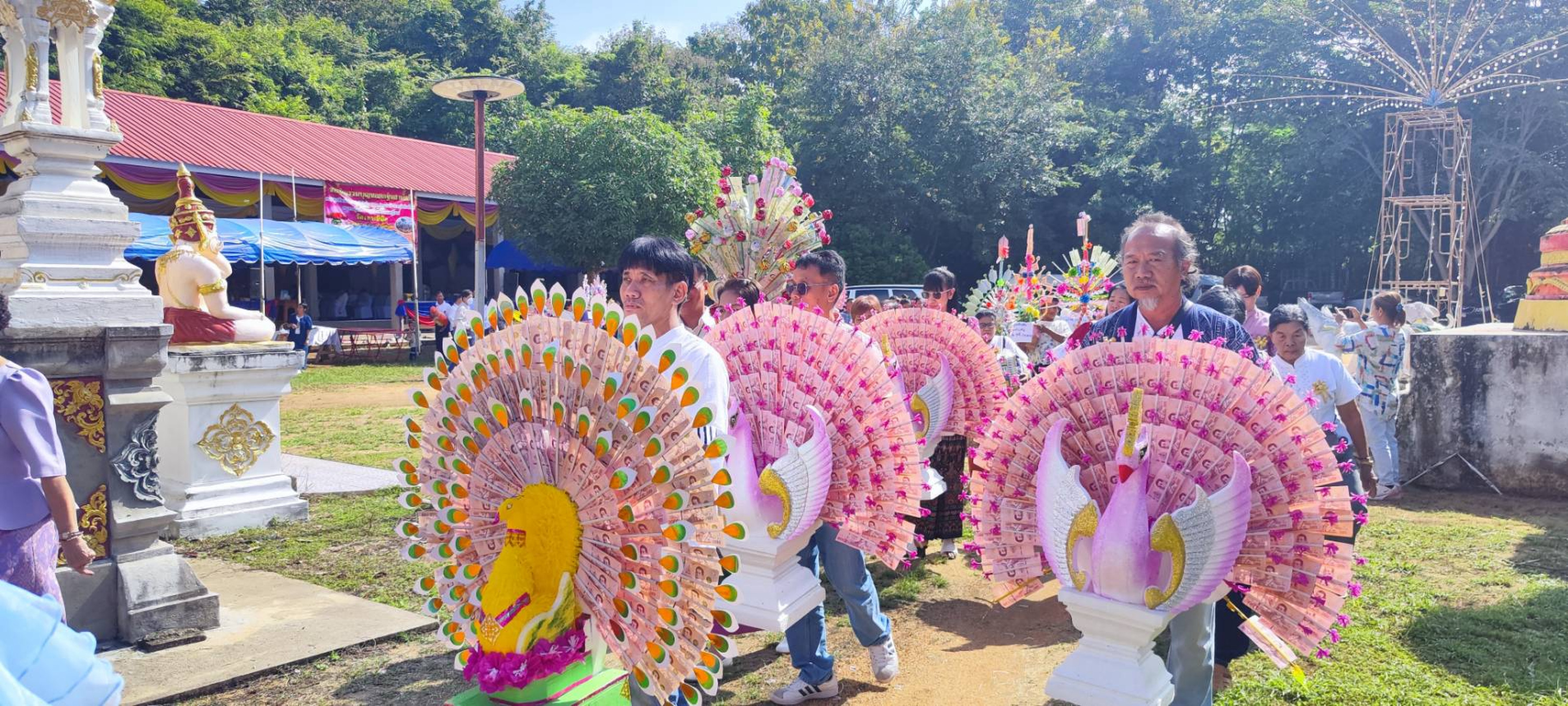 ภาพร่วมพิธีกรรมวัดเทพนิมิต