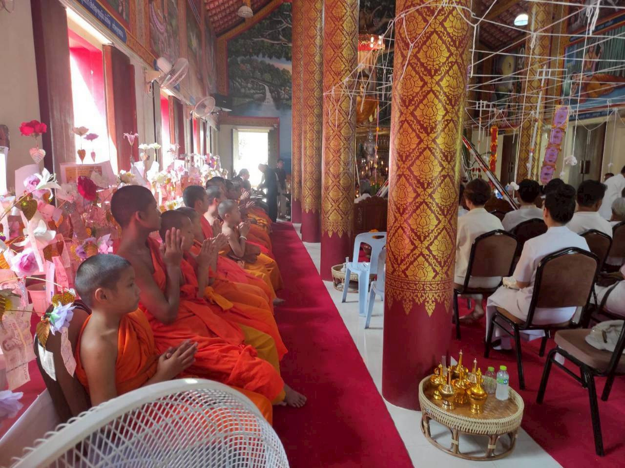 ภาพร่วมพิธีกรรมวัดวังธาร