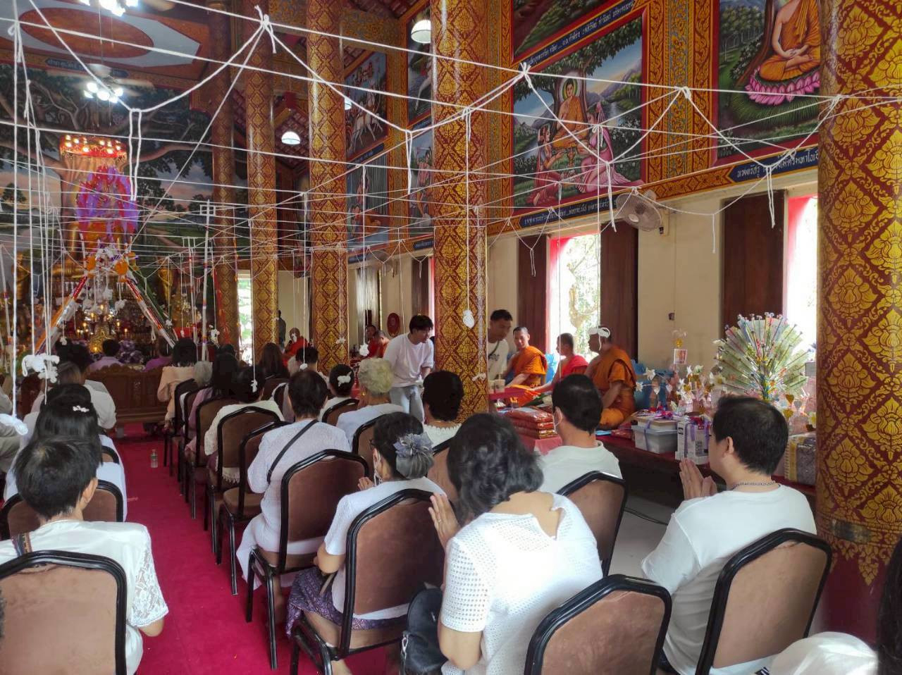 ภาพร่วมพิธีกรรมวัดวังธาร