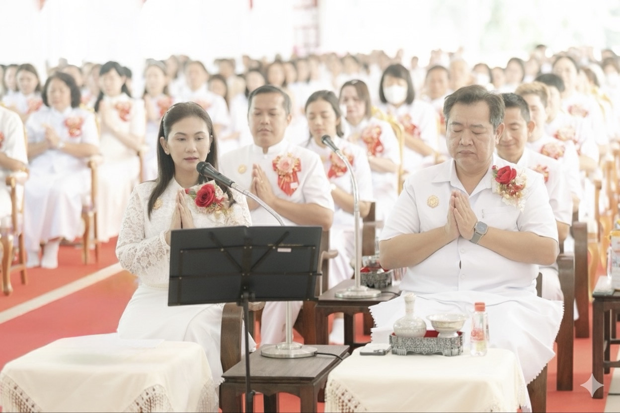 ภาพกล่าวคำถวายกฐินวัดกิ่วลม