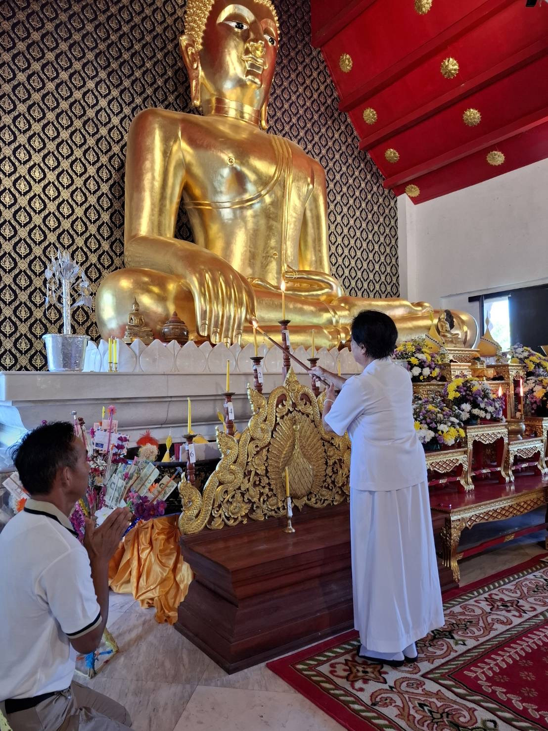 ภาพร่วมพิธีกรรมวัดใหม่หนองหอย