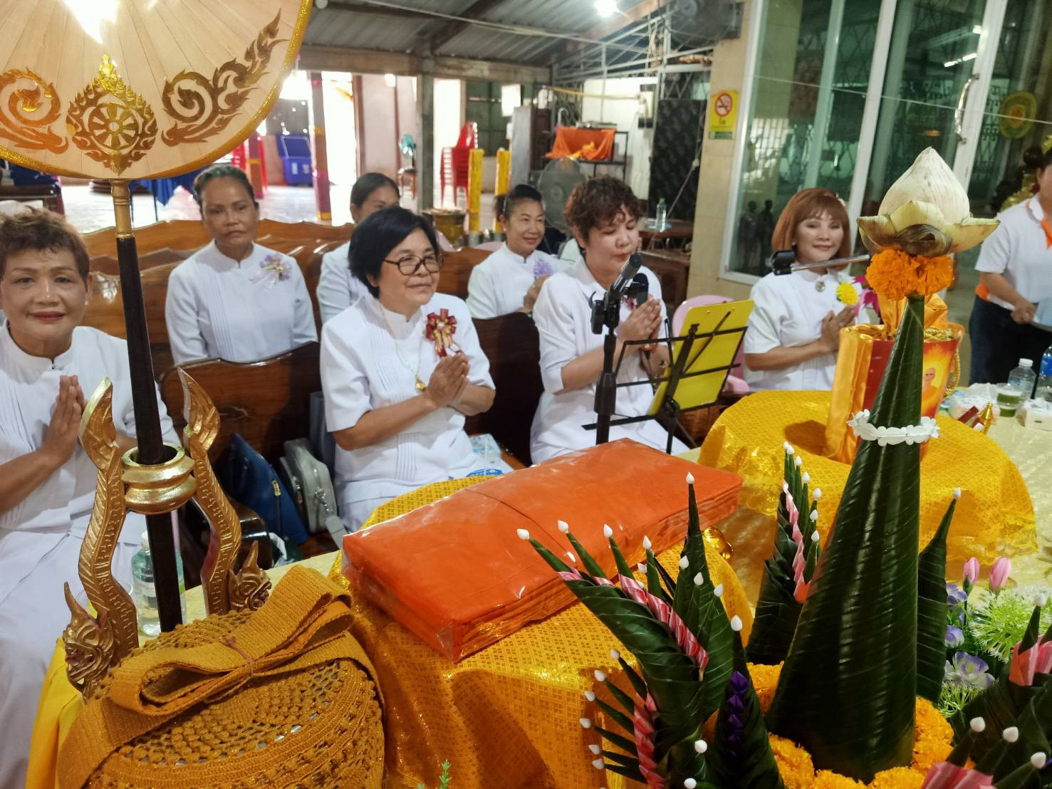 ภาพกล่าวคำถวายกฐินวัดบ้านวังแรง