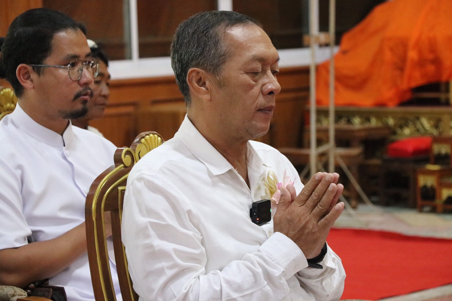 ภาพร่วมพิธีกรรมวัดกระจังงาม