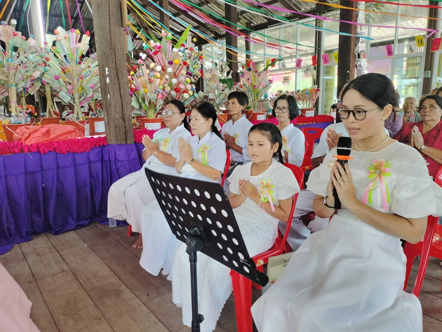 ภาพกล่าวคำถวายกฐินวัดแหลมทอง