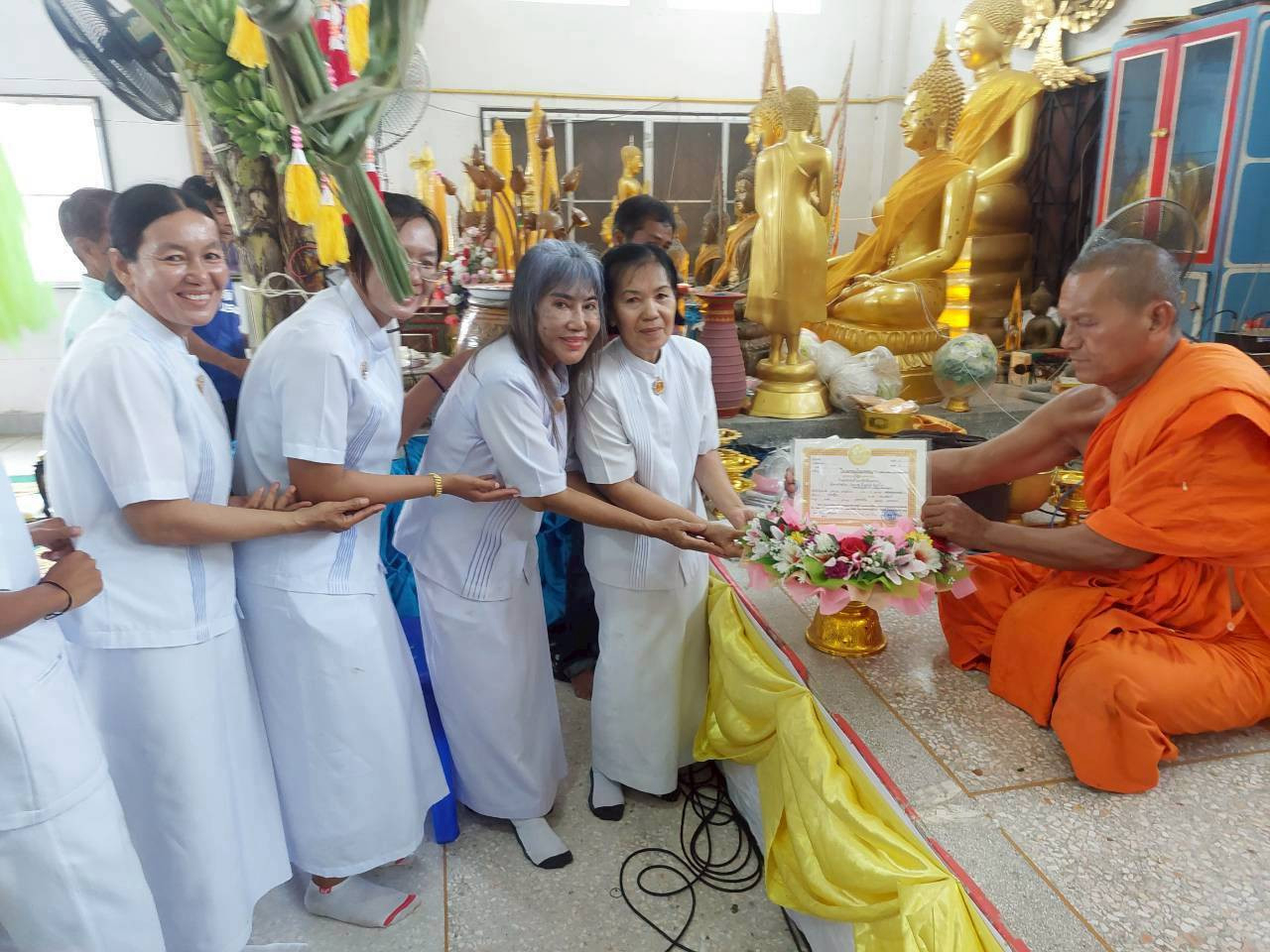 ภาพร่วมพิธีกรรมวัดดงป่าจันทร์ (จันทร์ทอง)