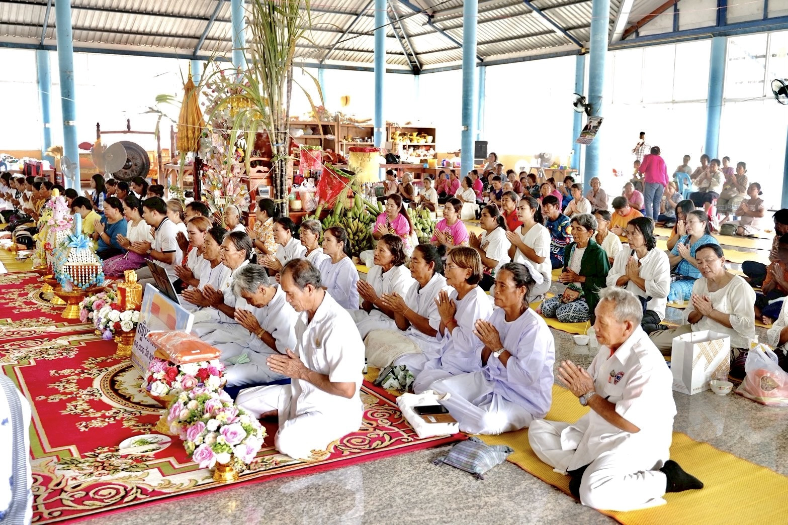 ภาพร่วมพิธีกรรมวัดคลองโพธิ์พัฒนา