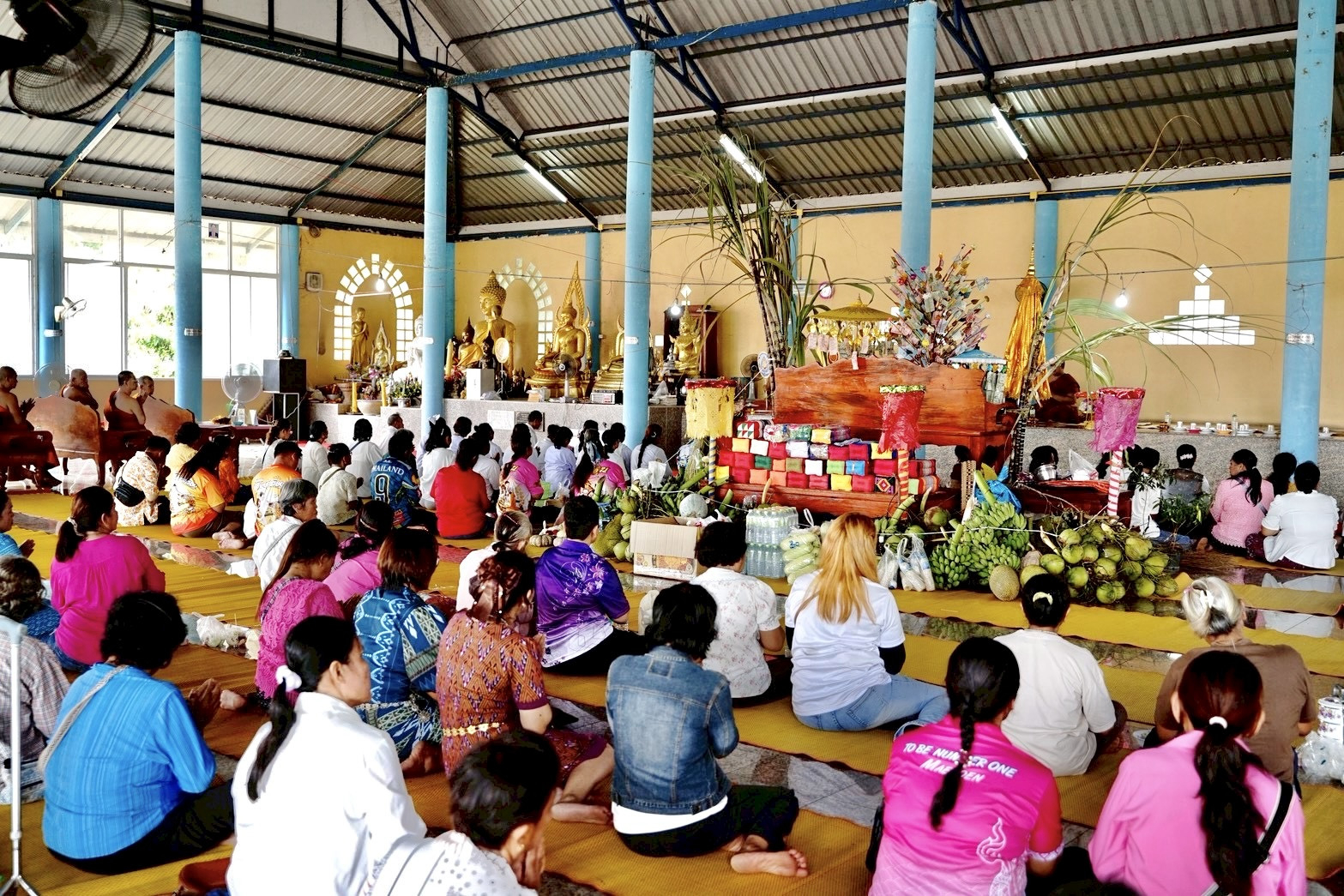 ภาพร่วมพิธีกรรมวัดคลองโพธิ์พัฒนา