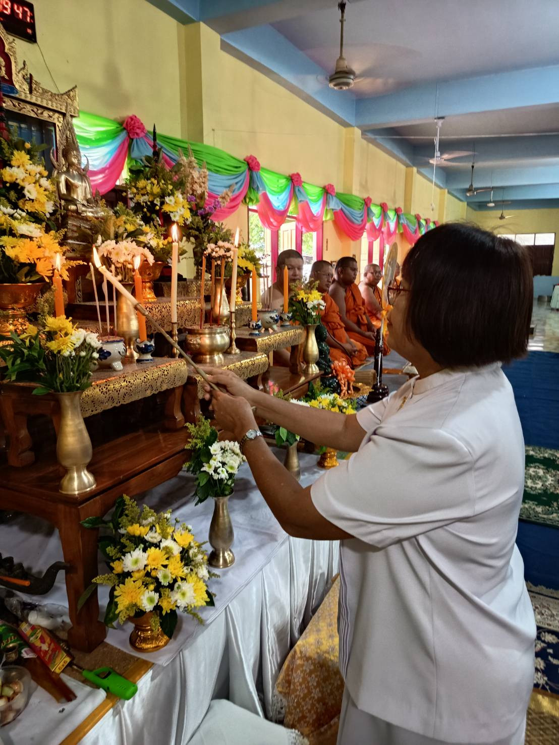 ภาพร่วมพิธีกรรมวัดหนองหม้อ