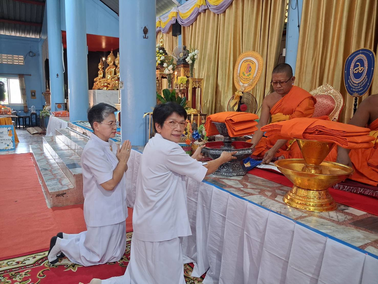 ภาพร่วมพิธีกรรมวัดวาปีรัตนาราม
