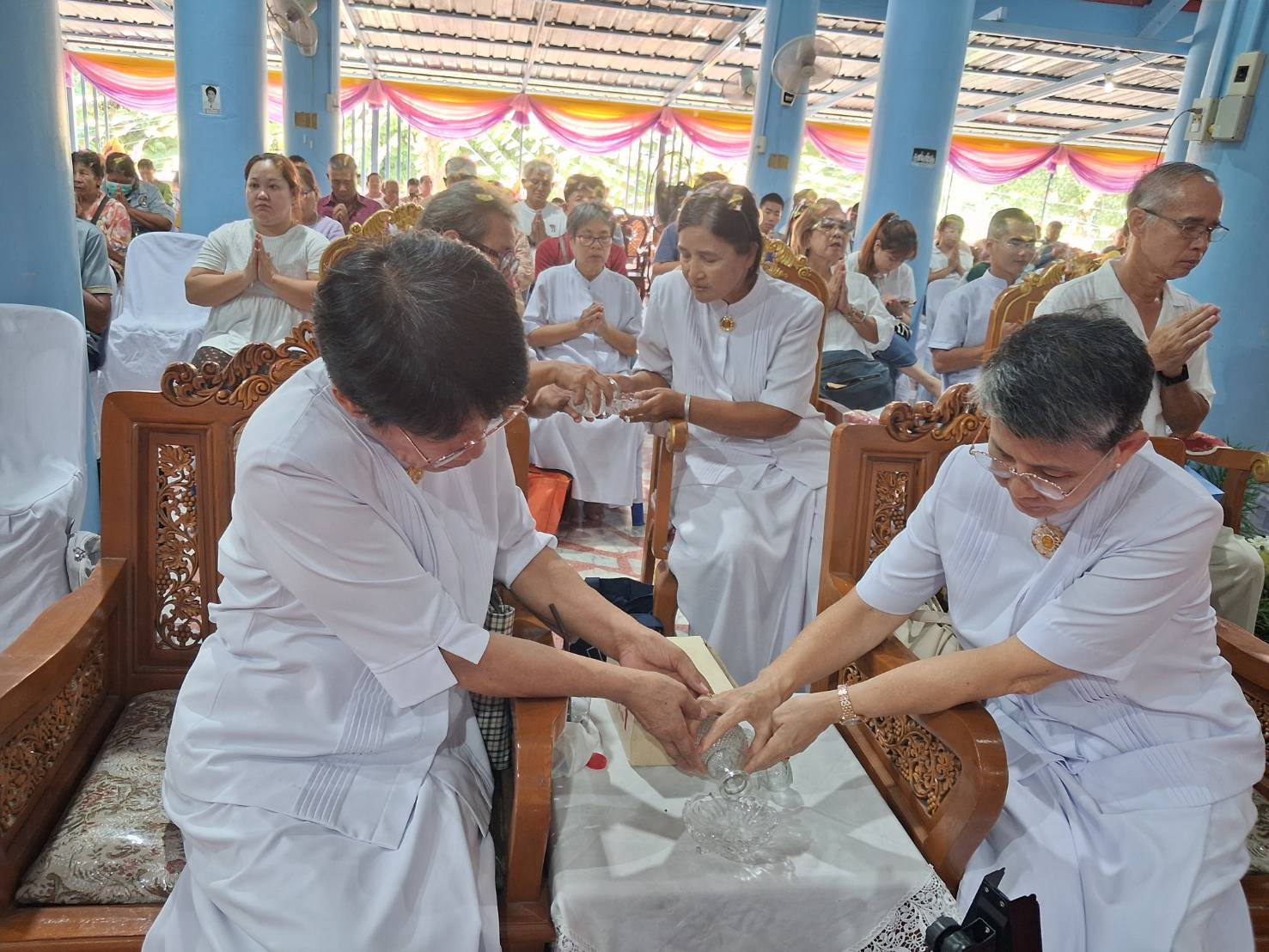 ภาพร่วมพิธีกรรมวัดวาปีรัตนาราม