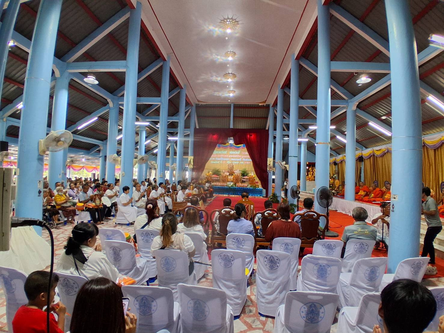 ภาพร่วมพิธีกรรมวัดวาปีรัตนาราม