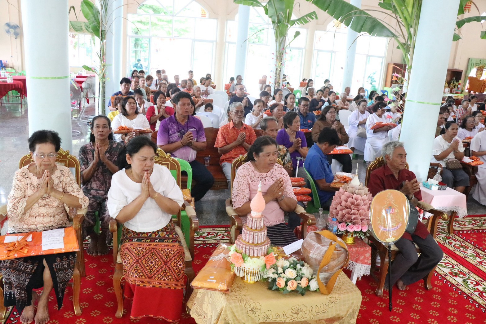 ภาพร่วมพิธีกรรมวัดบ้านใหม่สามัคคี