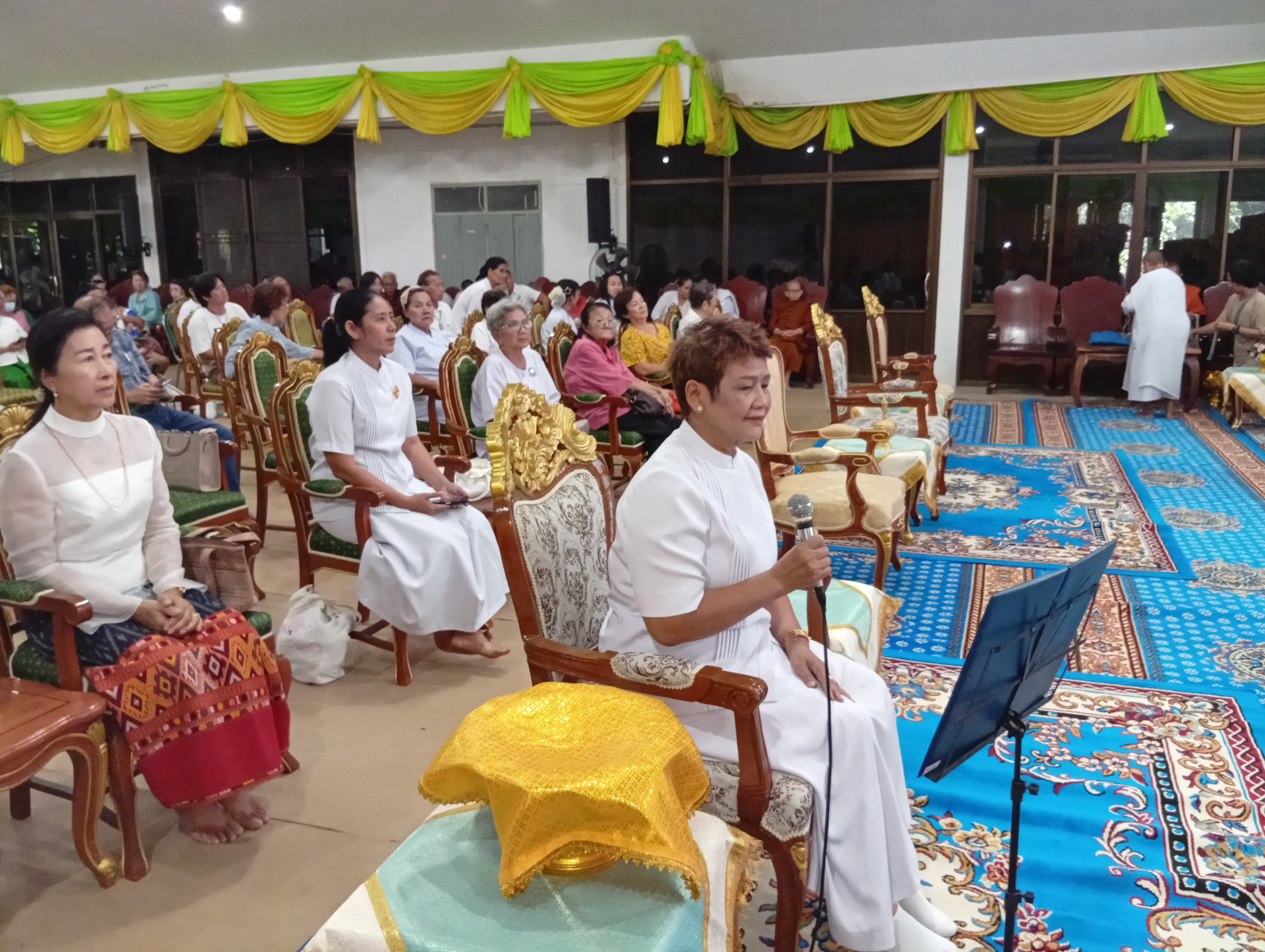 ภาพกล่าวคำถวายกฐินวัดสระโบสถ์