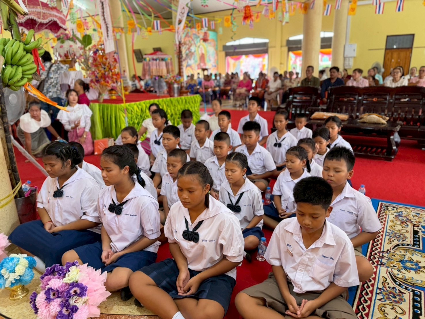 ภาพร่วมพิธีกรรมวัดหัวถนนใต้