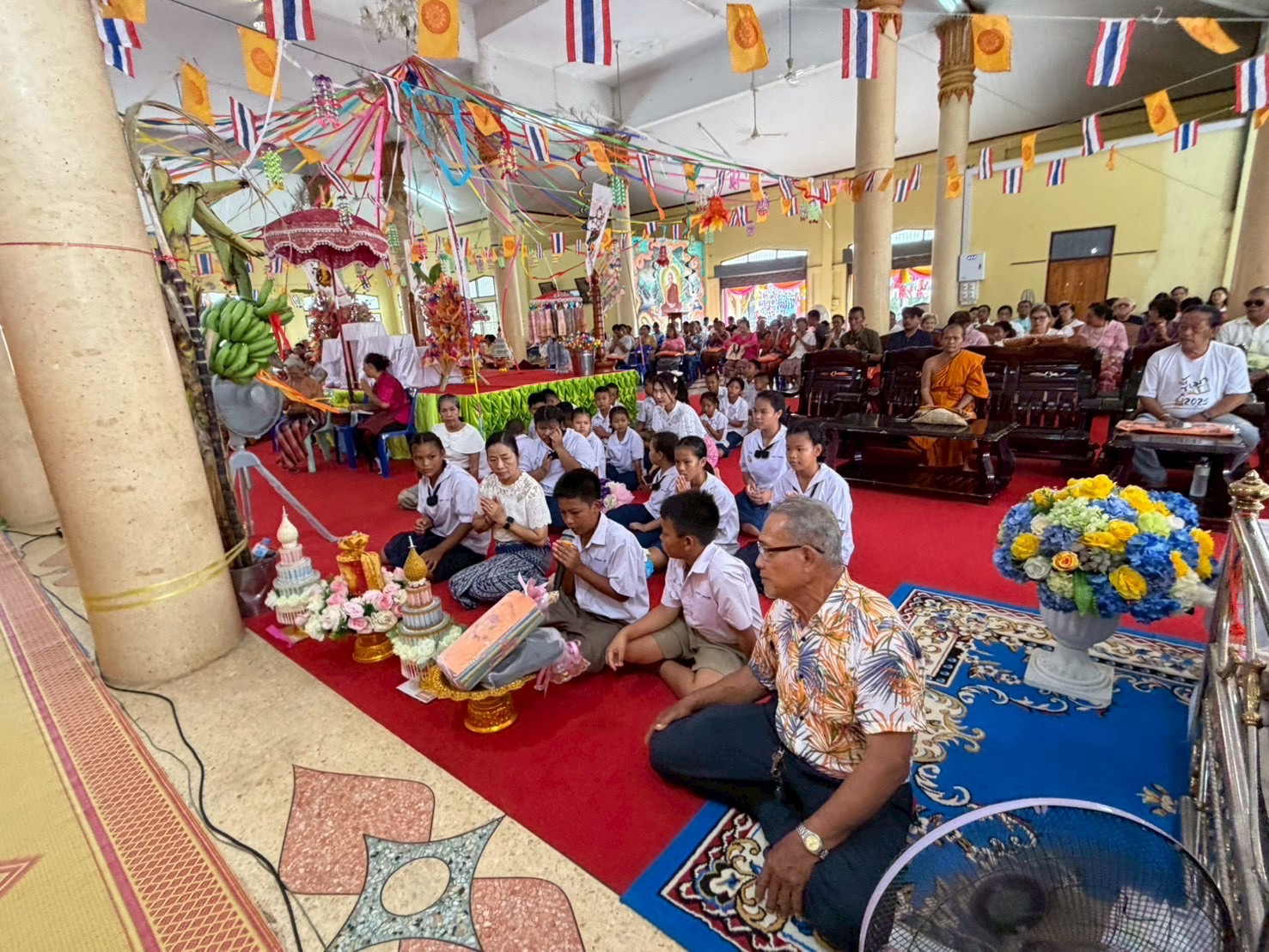 ภาพร่วมพิธีกรรมวัดหัวถนนใต้