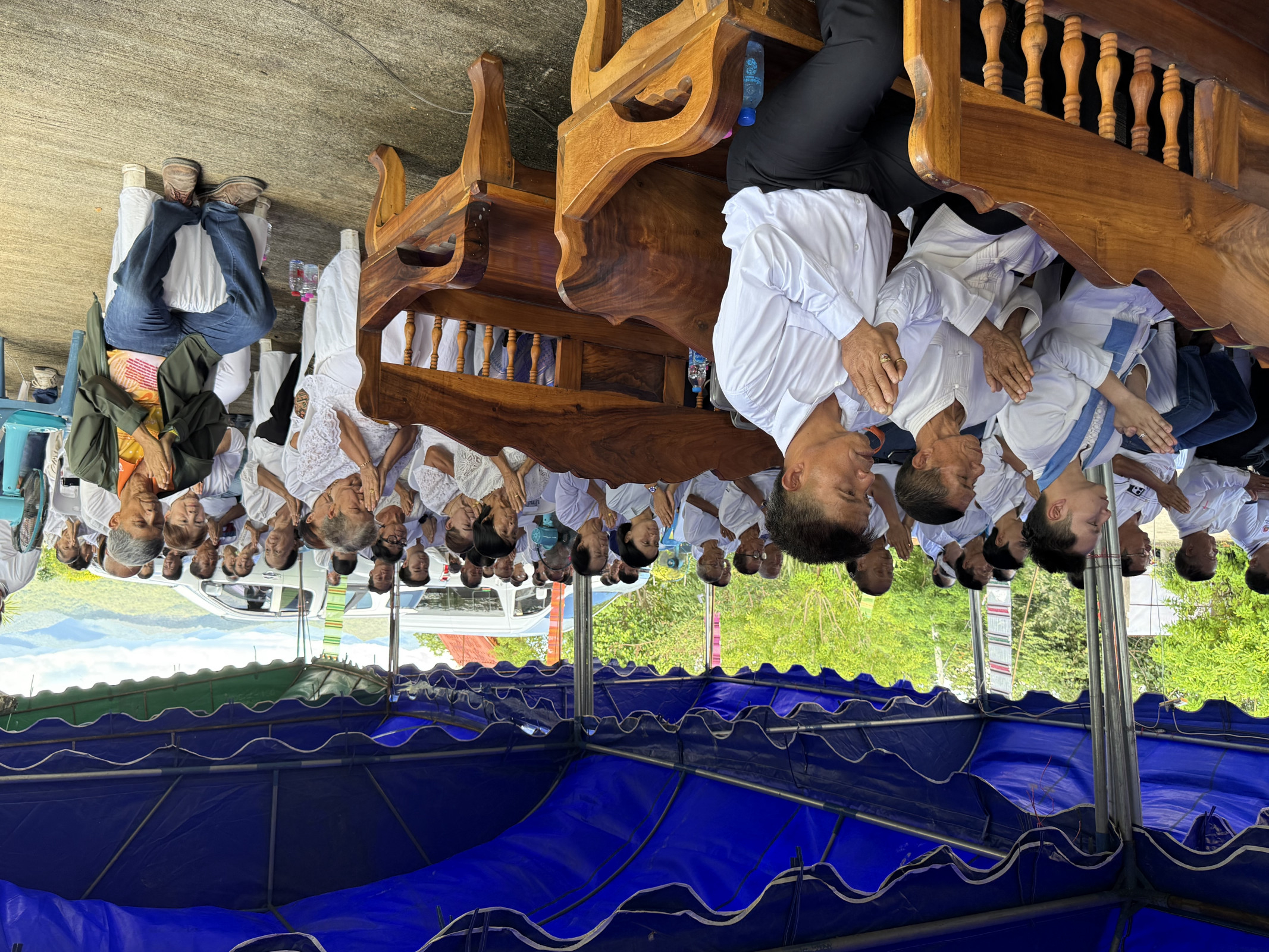 ภาพร่วมพิธีกรรมที่พักสงฆ์พระธาตุดอยตูม