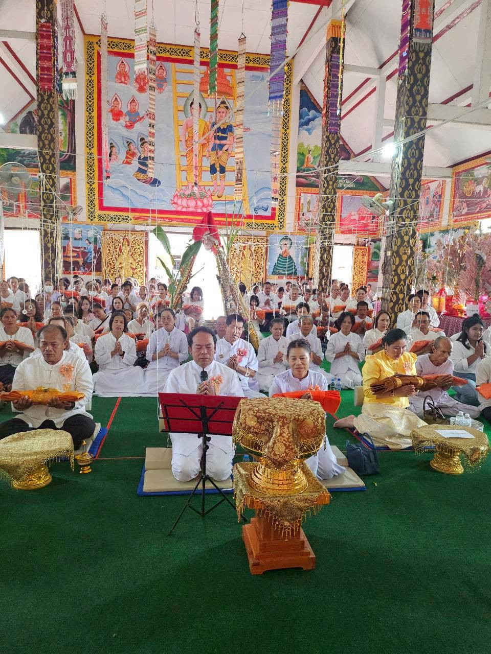 ภาพกล่าวคำถวายกฐินวัดสร้อยศรี