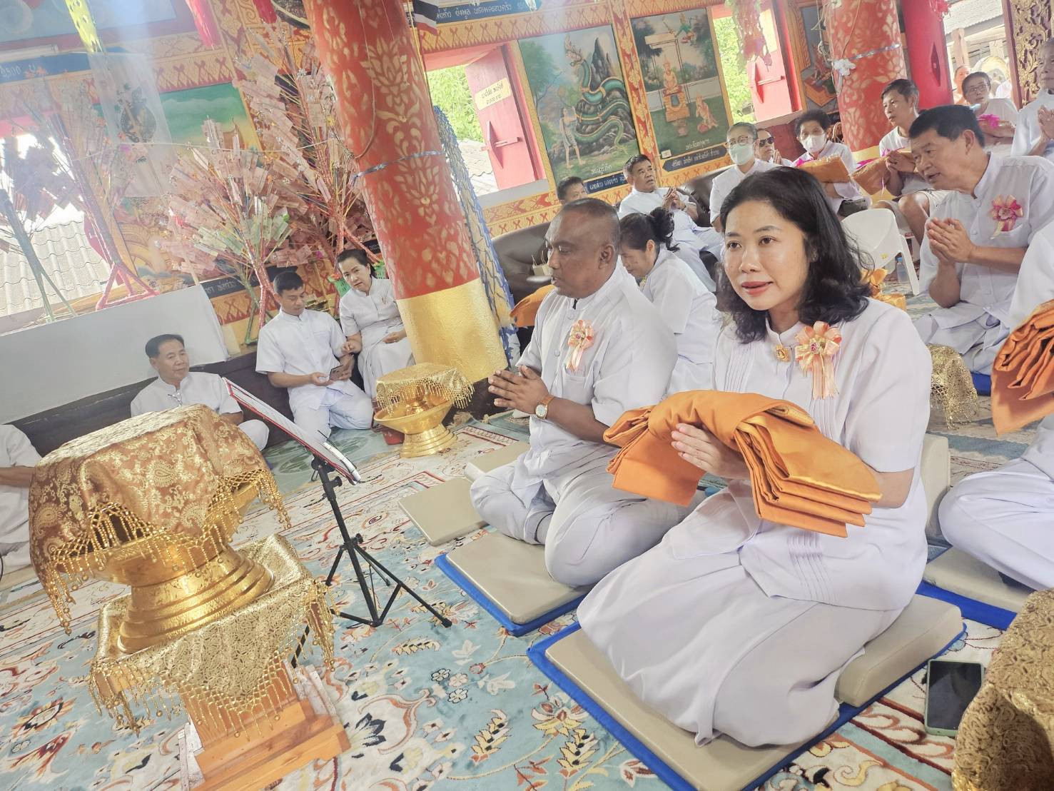 ภาพกล่าวคำถวายกฐินวัดศรีเมืองชุม