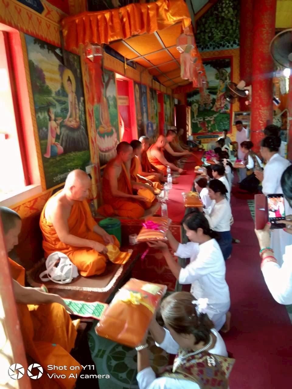 ภาพร่วมพิธีกรรมวัดศรีเมืองชุม