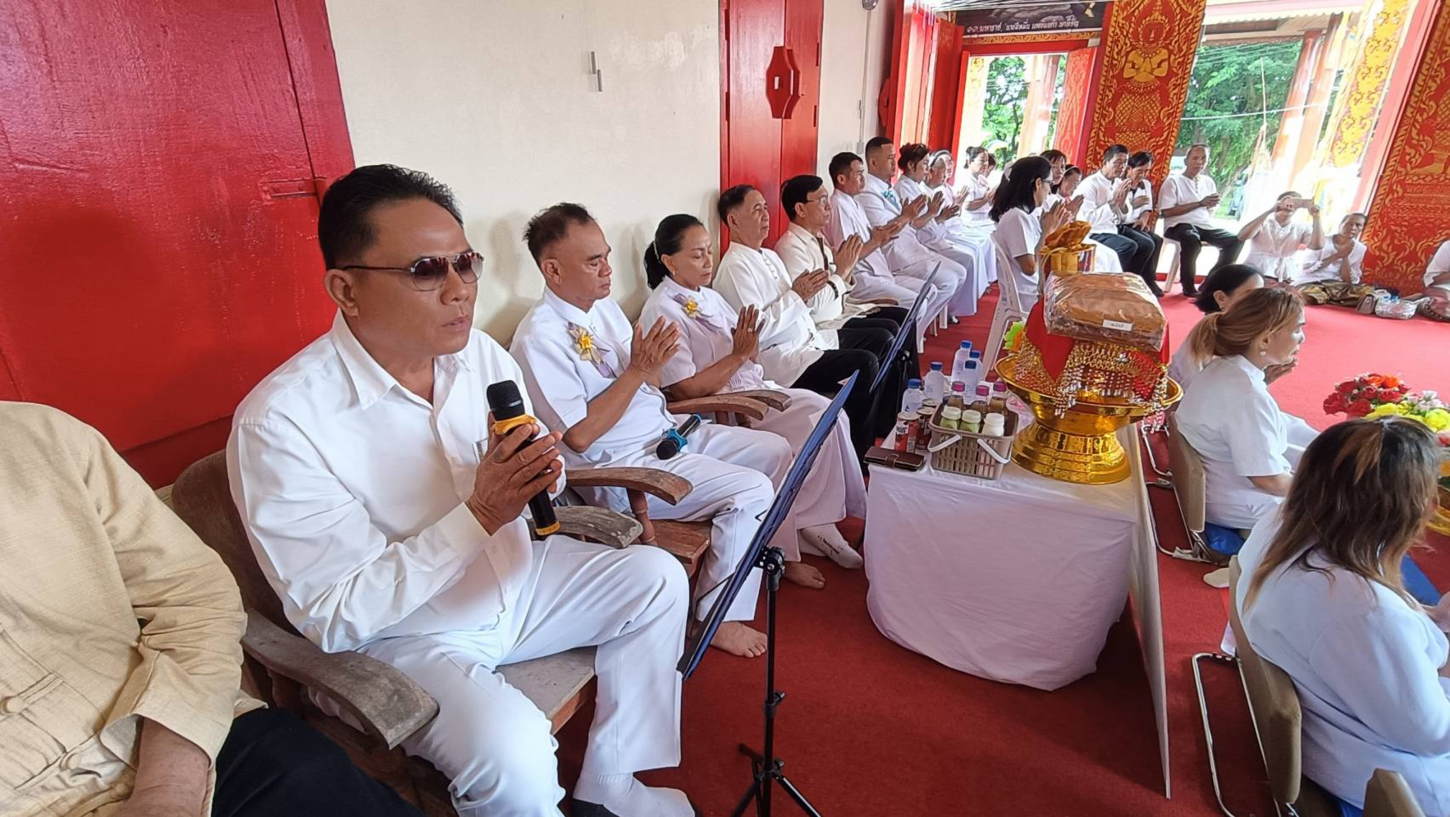 ภาพกล่าวคำถวายกฐินวัดปางไฮ