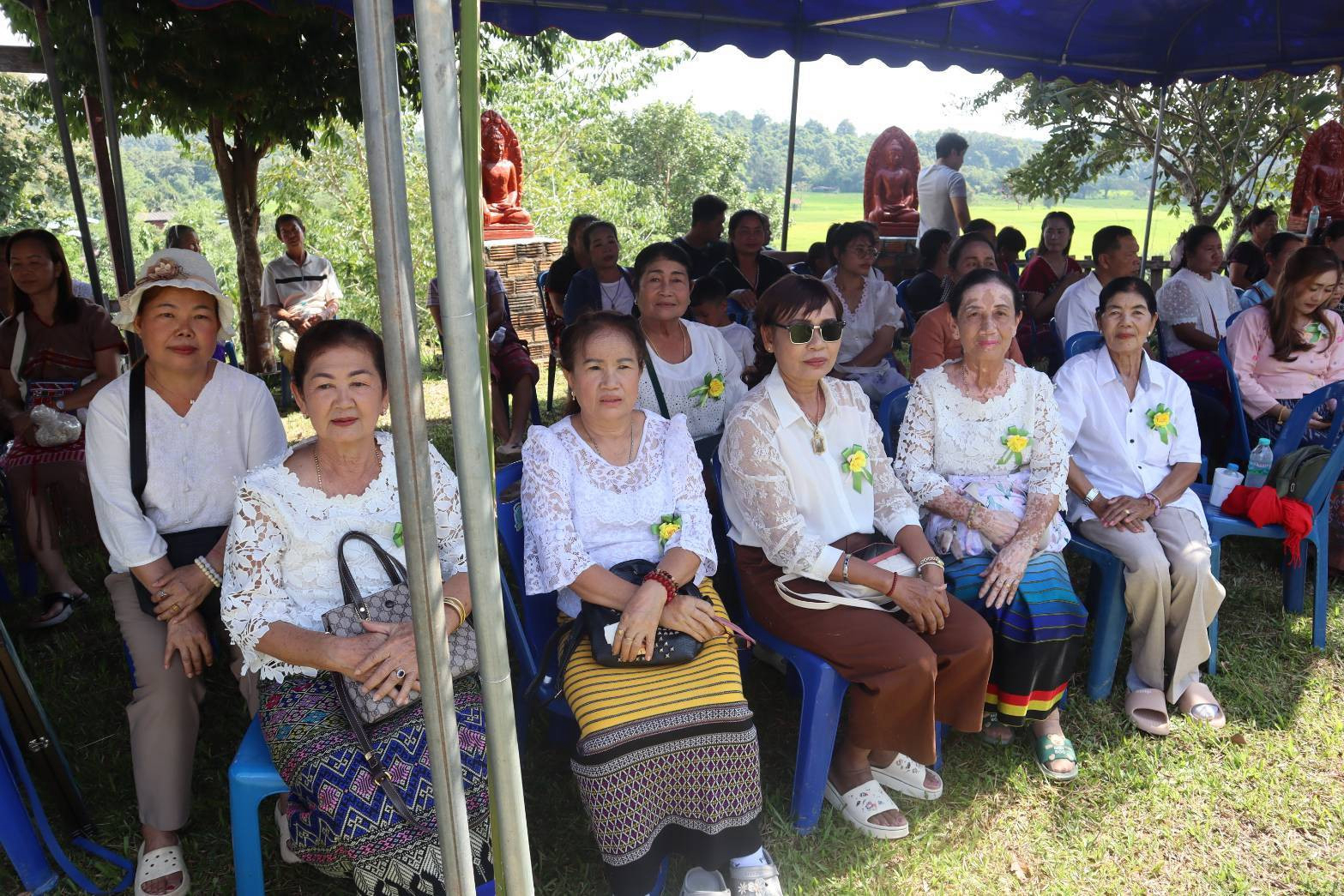 ภาพร่วมพิธีกรรมวัดสลกธรรมาราม